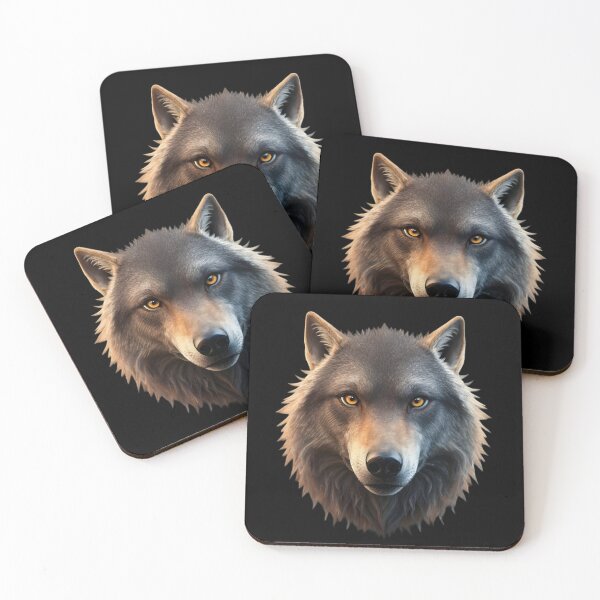 Item preview, Wolf face designed and sold by QuantumAbstract.