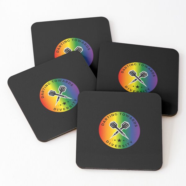 Item preview, LGBTQ Darts T-shirt, Darting Towards Diversity LGBTQ Edition Slogan Unisex T-shirt, LGBTQ Funny Darts T shirts, gift ideas, funny lgbtq gift idea,   designed and sold by PrideBeProud.