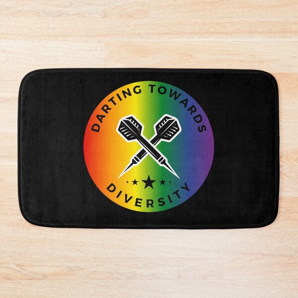 Item preview, LGBTQ Darts T-shirt, Darting Towards Diversity LGBTQ Edition Slogan Unisex T-shirt, LGBTQ Funny Darts T shirts, gift ideas, funny lgbtq gift idea,   designed and sold by PrideBeProud.