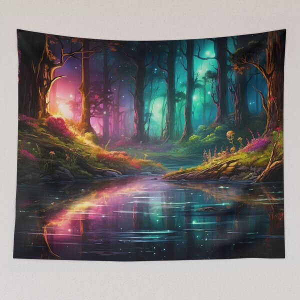 Item preview, Mystical Forest: Fantasy Dreamscape, Enchanted Landscape, Magical Woodland designed and sold by Fantasy Masterpiece.