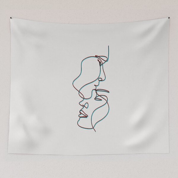 Item preview, Couple Line One 3D effect designed and sold by hemp3x.