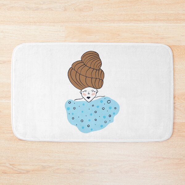 Item preview, Big Hair Boho Lady in a Bubble Bath designed and sold by PinchaBoho.