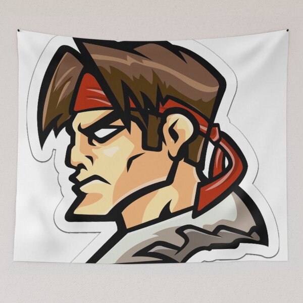 Item preview, ryu from street figjter 2 sticker designed and sold by charliedoom.