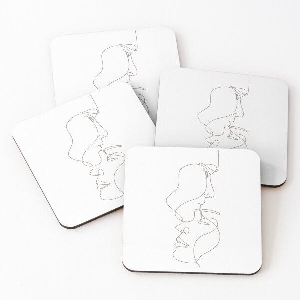 Item preview, One Line Couple Art designed and sold by hemp3x.