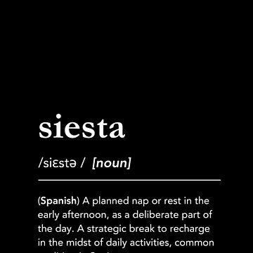 what is the meaning of siesta in hindi