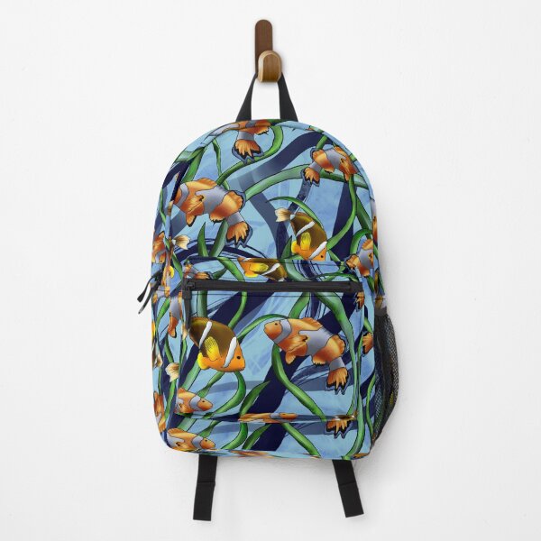 Item preview, Clown fish swimming within seaweed underwater designed and sold by Khaled Shaban Ali.