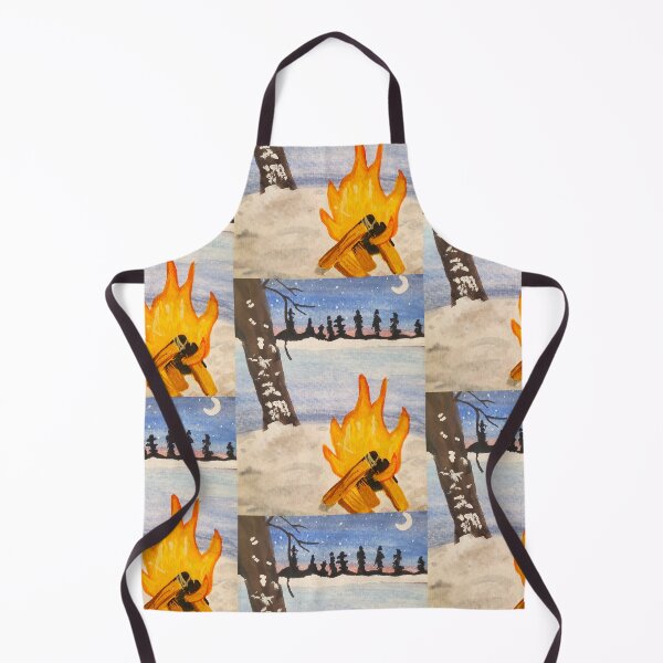 Item preview, Winter Campfire By the Lake designed and sold by etherealwonders.