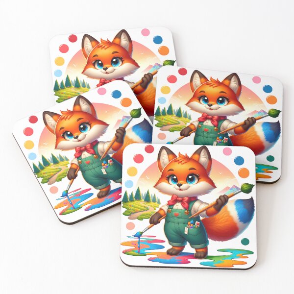 Item preview, Fox's Artful Brush designed and sold by TinyTailsGalery.