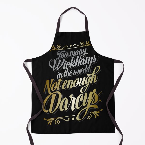 Item preview, "Too many Wickhams in the world. Not enough Darcys." (Jane Austen) designed and sold by frikybomb.