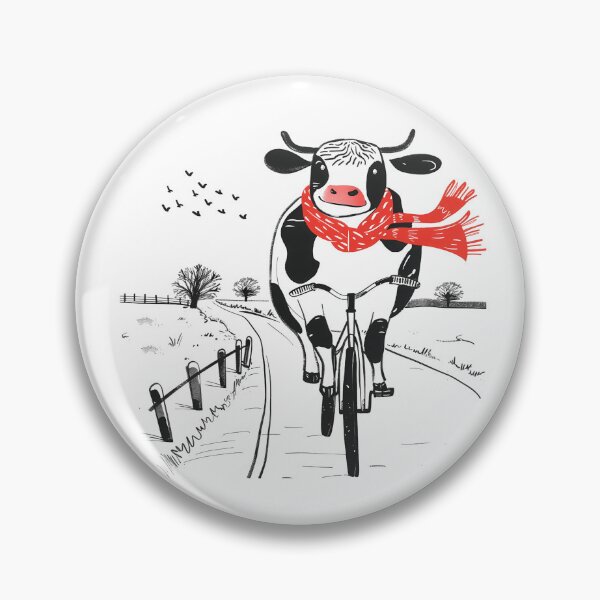 Item preview, Rustic Ride: Cow in Red Scarf designed and sold by NatureStyle555.
