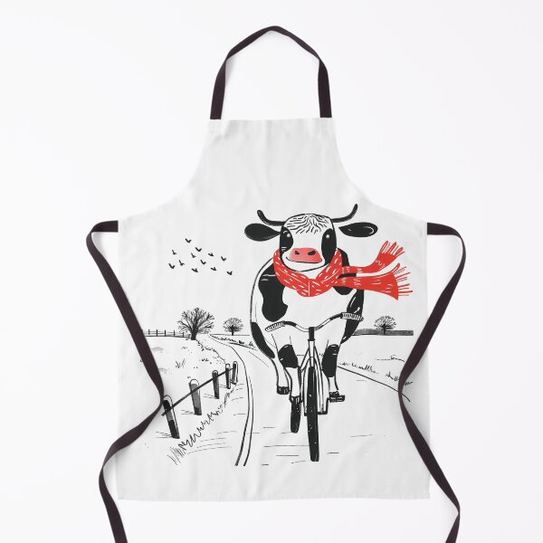 Item preview, Rustic Ride: Cow in Red Scarf designed and sold by NatureStyle555.