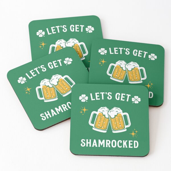 Item preview, Let's Get Shamrocked - Funny St. Patrick's Day Drinking designed and sold by hadleyfoo.