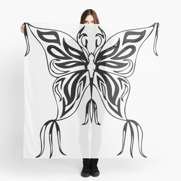 Aperçu de l'œuvre Papillon Lineart noir créée et vendue par AlexIsOffline.