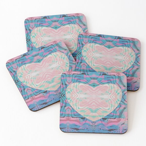 Item preview, Pastel Heartbeat Pattern designed and sold by TrishAbyss.