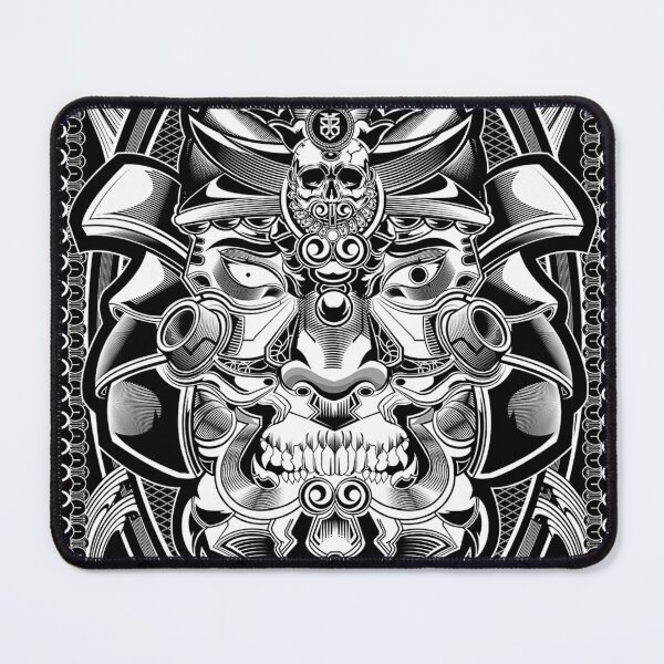 Item preview, samurai cyber punk mecha skull designed and sold by charliedoom.
