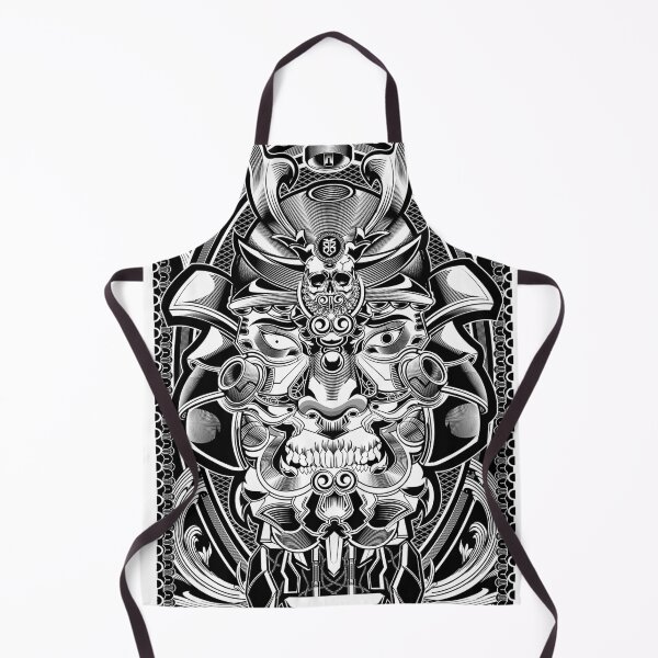 Item preview, samurai cyber punk mecha skull designed and sold by charliedoom.