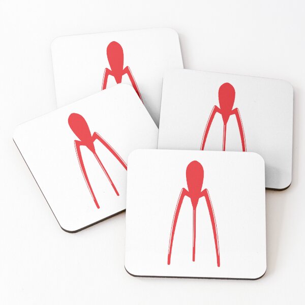 Aperçu de l'œuvre Philippe Starck Juicy Salif en silhouette rouge - Conception de produits créée et vendue par SLGA-Designs.