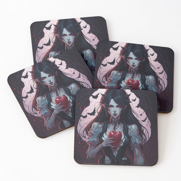 Item preview, Anime girl holding heart designed and sold by catcraftss.