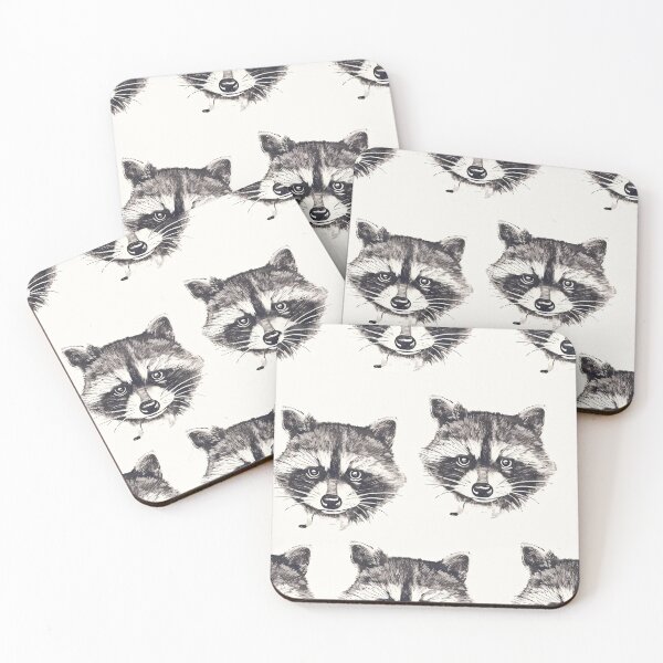 Item preview, Tiled Racoon Pattern designed and sold by dcrc.