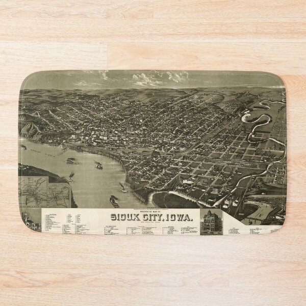 Item preview, Sioux City, Iowa (1888) designed and sold by allhistory.