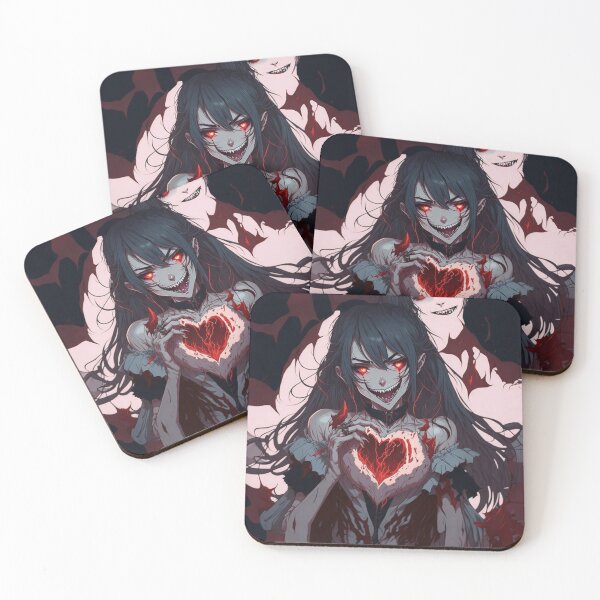 Item preview, Anime girl holding heart designed and sold by catcraftss.