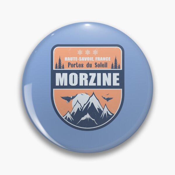 Item preview, Morzine France Vintage Winter Skiing Design designed and sold by CynthiaGraphics.