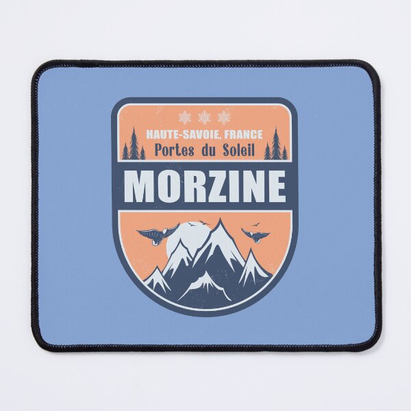 Item preview, Morzine France Vintage Winter Skiing Design designed and sold by CynthiaGraphics.