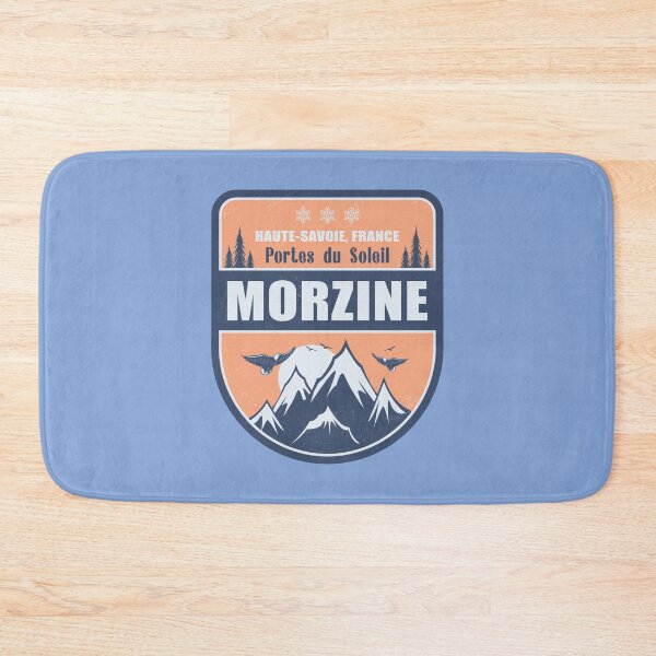 Item preview, Morzine France Vintage Winter Skiing Design designed and sold by CynthiaGraphics.
