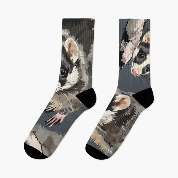 Item preview, Tiled Opossum Pattern designed and sold by dcrc.