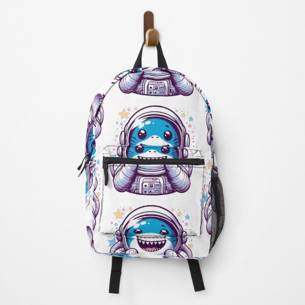Item preview, "Happy Shark Astronaut: Swimming Among the Stars" designed and sold by Pearlsiwa.