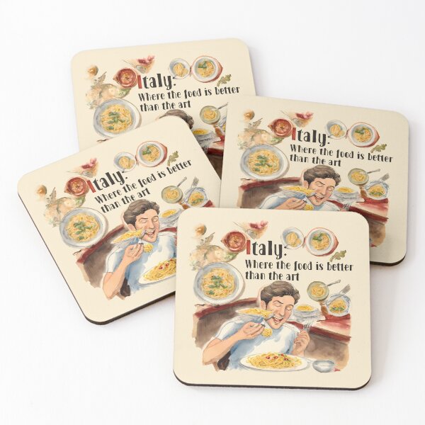 Item preview, Italy: Where the Food Is Better Than the Art designed and sold by @ndrys.