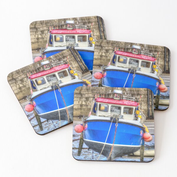 Item preview, Fishing Boat Newquay Harbour designed and sold by Londonimages.