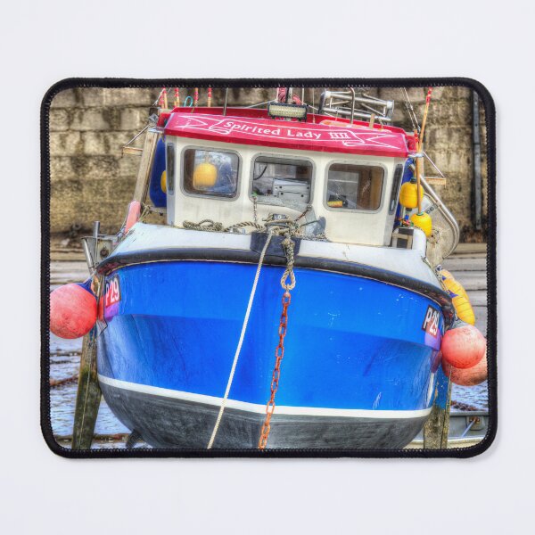 Item preview, Fishing Boat Newquay Harbour designed and sold by Londonimages.