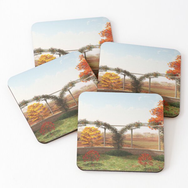 Item preview, A House Garden in Autumn designed and sold by jackbermess.