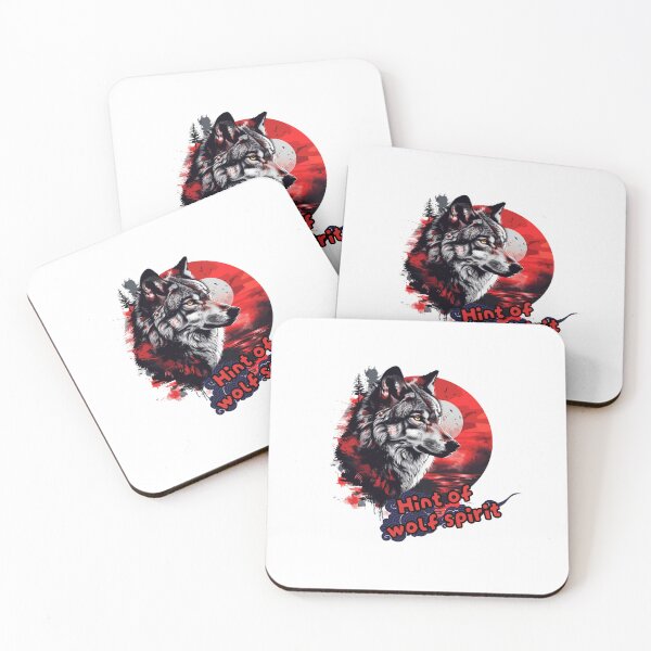 Item preview, Japanese Wolf Head Silhouette against Stunning Sunset: Wildlife Art designed and sold by zax454.
