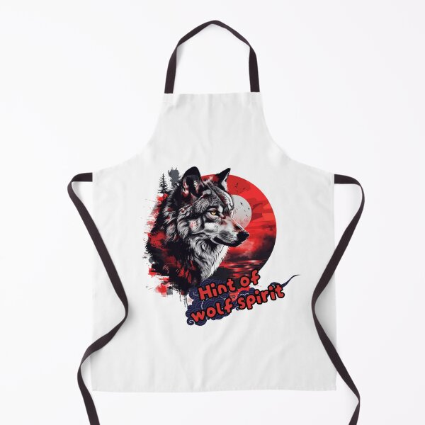 Item preview, Japanese Wolf Head Silhouette against Stunning Sunset: Wildlife Art designed and sold by zax454.