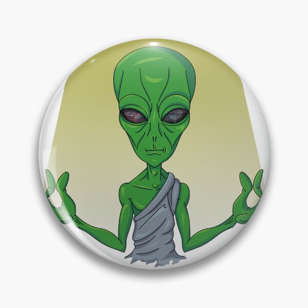 Item preview, Alien, UFO, Dzen designed and sold by Pretzel-G92.