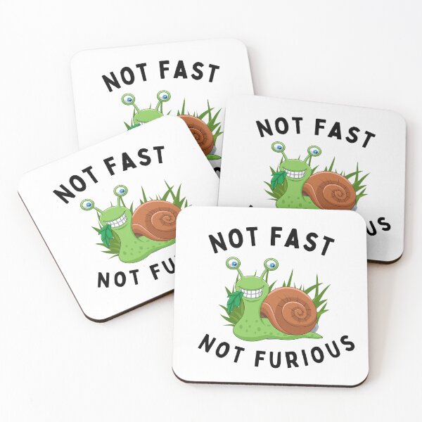 Item preview, Funny Snail Not Fast Not Furious Snail Quote Cute Snail Gift designed and sold by Finolca.