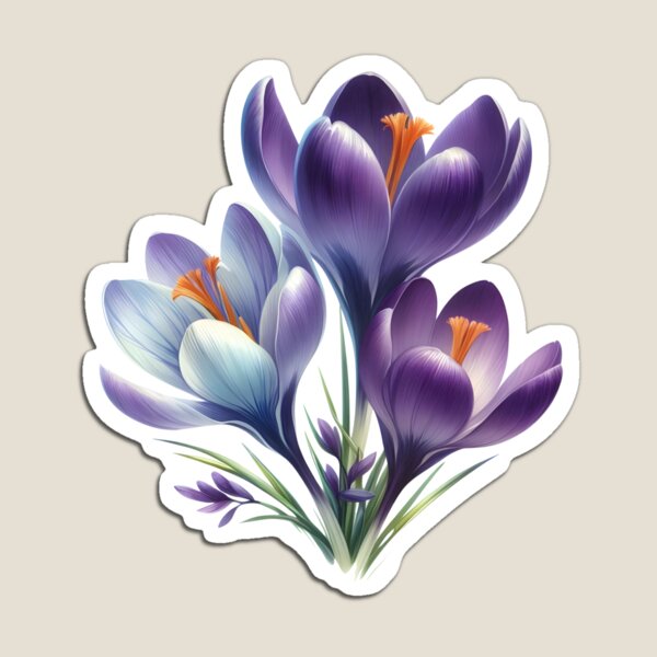 Item preview, Flower Crocus designed and sold by KookyStudioArt.