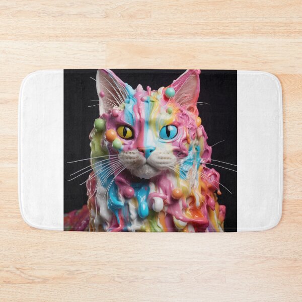 Item preview, Cat Ice cream art designed and sold by nomiraclehere.