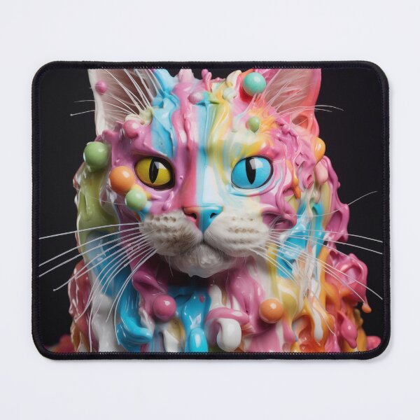 Item preview, Cat Ice cream art designed and sold by nomiraclehere.