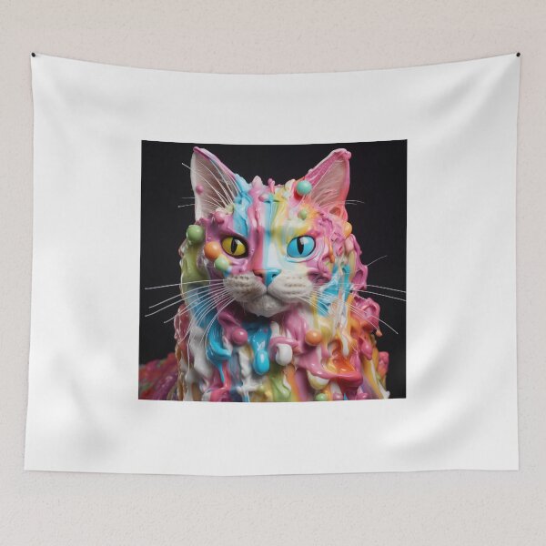 Item preview, Cat Ice cream art designed and sold by nomiraclehere.