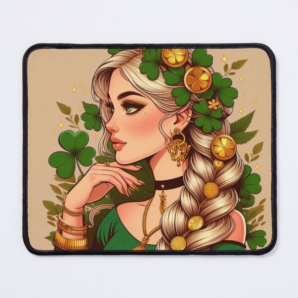Item preview, Italian Belle: Shamrock Crowned designed and sold by LyssasMindArt.