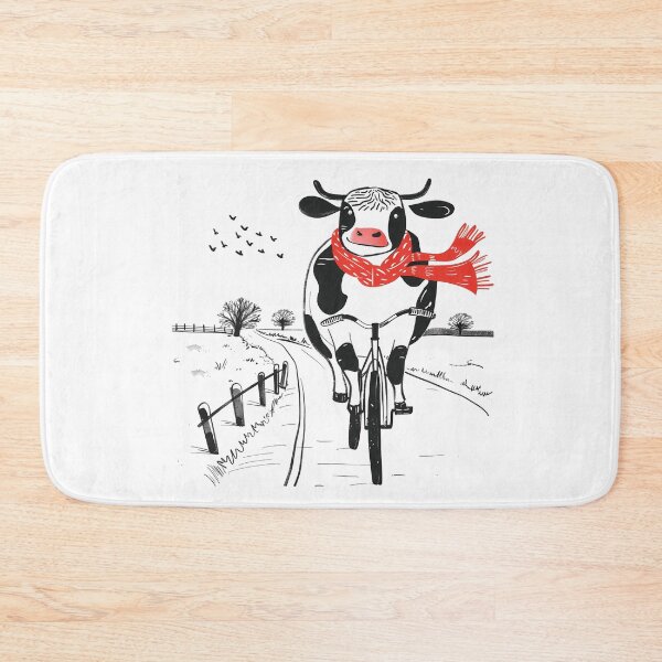 Item preview, Rustic Ride: Cow in Red Scarf designed and sold by NatureStyle555.