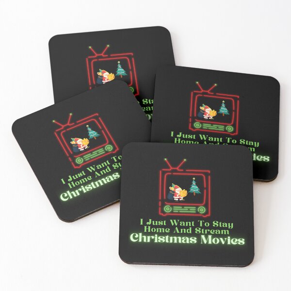 Item preview, I Just Want To Stay Home And Stream Christmas Movies  designed and sold by ASeasonalFlair.