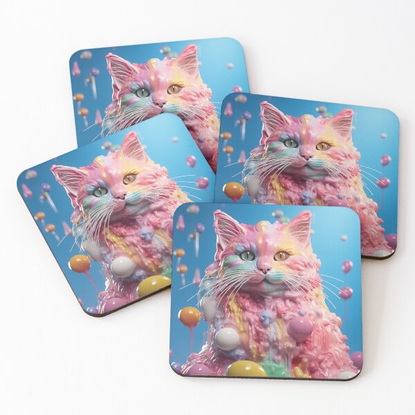 Item preview, Cat Ice cream art designed and sold by nomiraclehere.