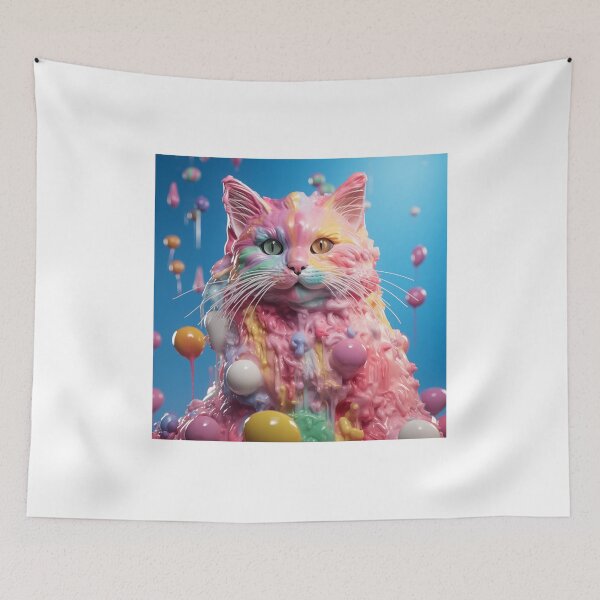 Item preview, Cat Ice cream art designed and sold by nomiraclehere.