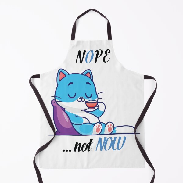 Item preview, Funny cat, nope not now designed and sold by Cat_opia.