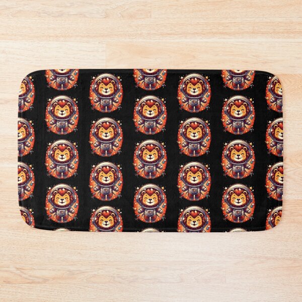 Item preview, "Happy Lion Astronaut: King of the Cosmos" designed and sold by Pearlsiwa.