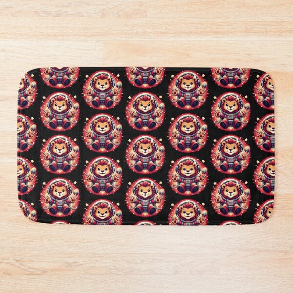 Item preview, "Happy Lion Astronaut: King of the Cosmos" designed and sold by Pearlsiwa.